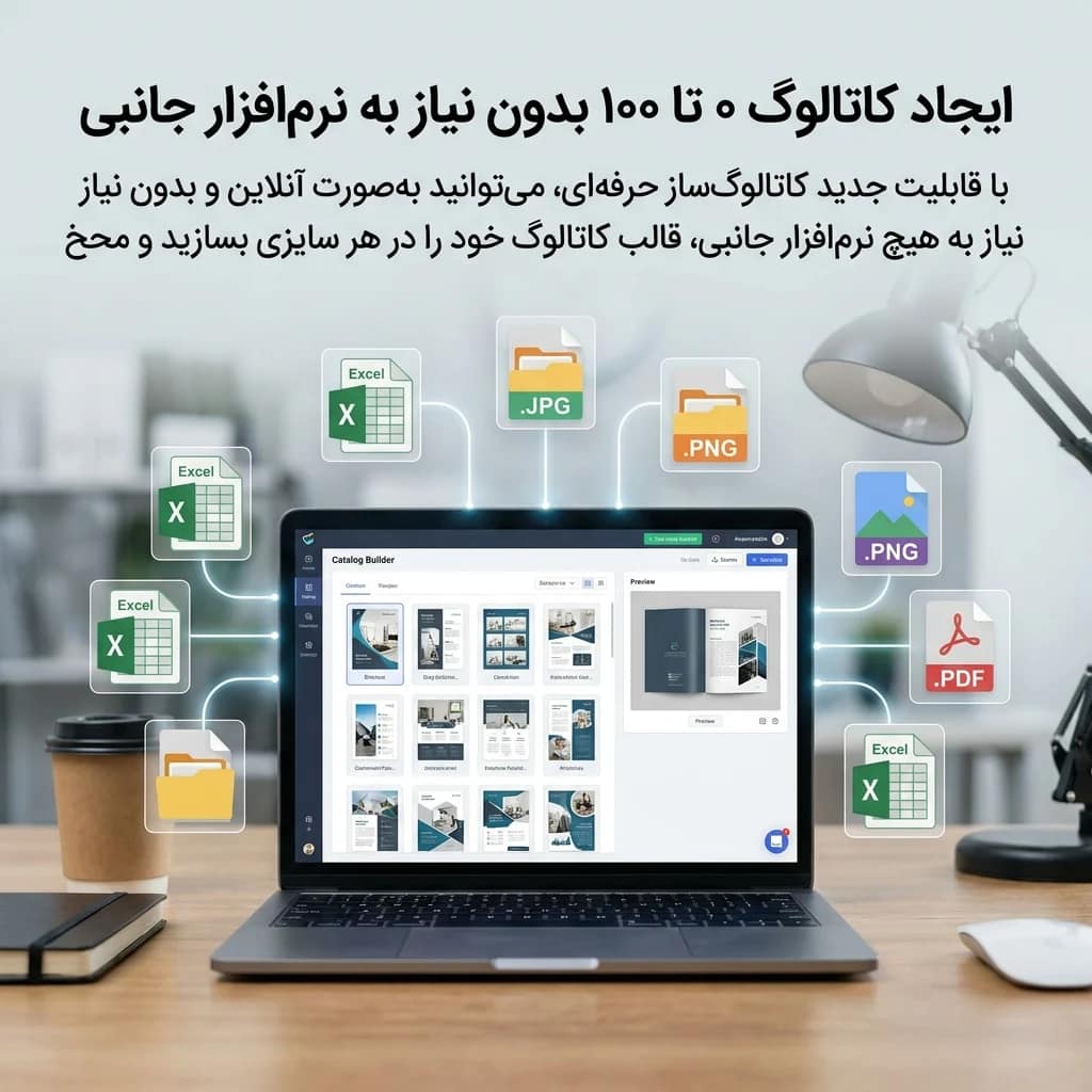 ایجاد کاتالوگ ۰ تا ۱۰۰ بدون نیاز به نرمافزار جانبی
