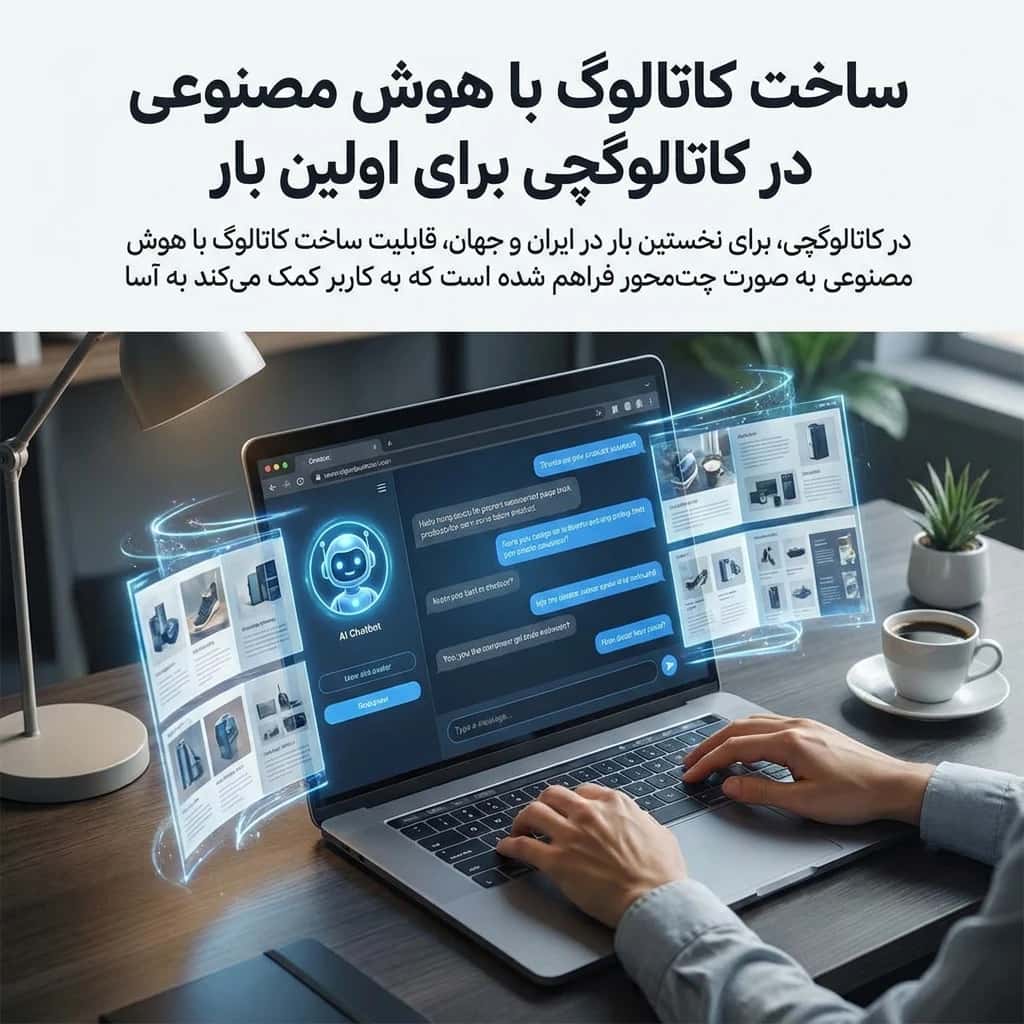 ساخت کاتالوگ با هوش مصنوعی در کاتالوگچی برای اولین بار