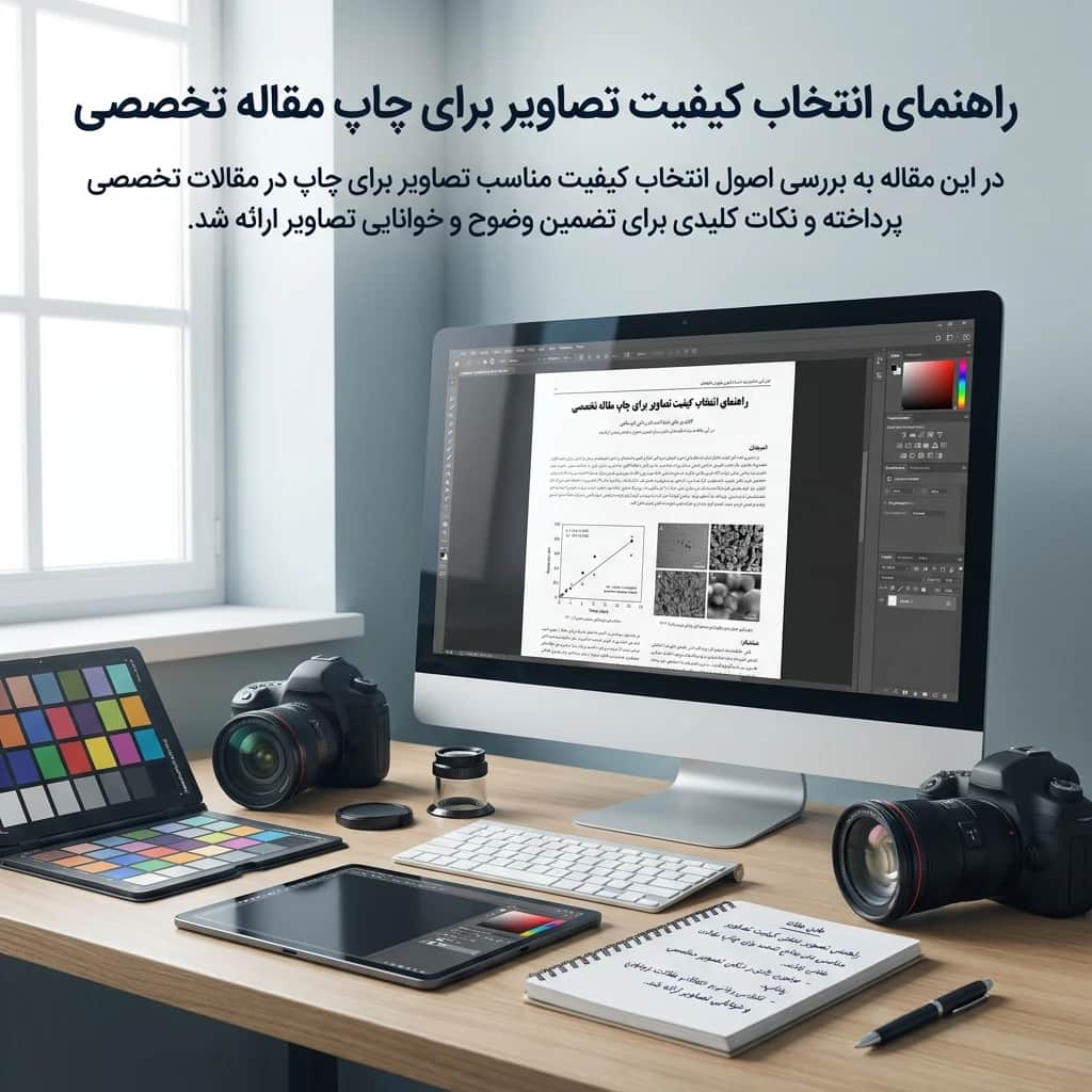 راهنمای انتخاب کیفیت تصاویر برای چاپ مقاله تخصصی