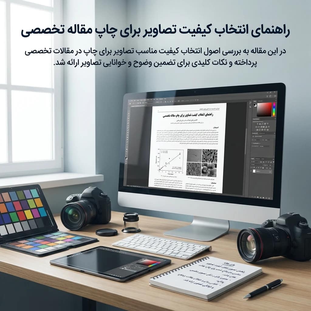 راهنمای انتخاب کیفیت تصاویر برای چاپ مقاله تخصصی