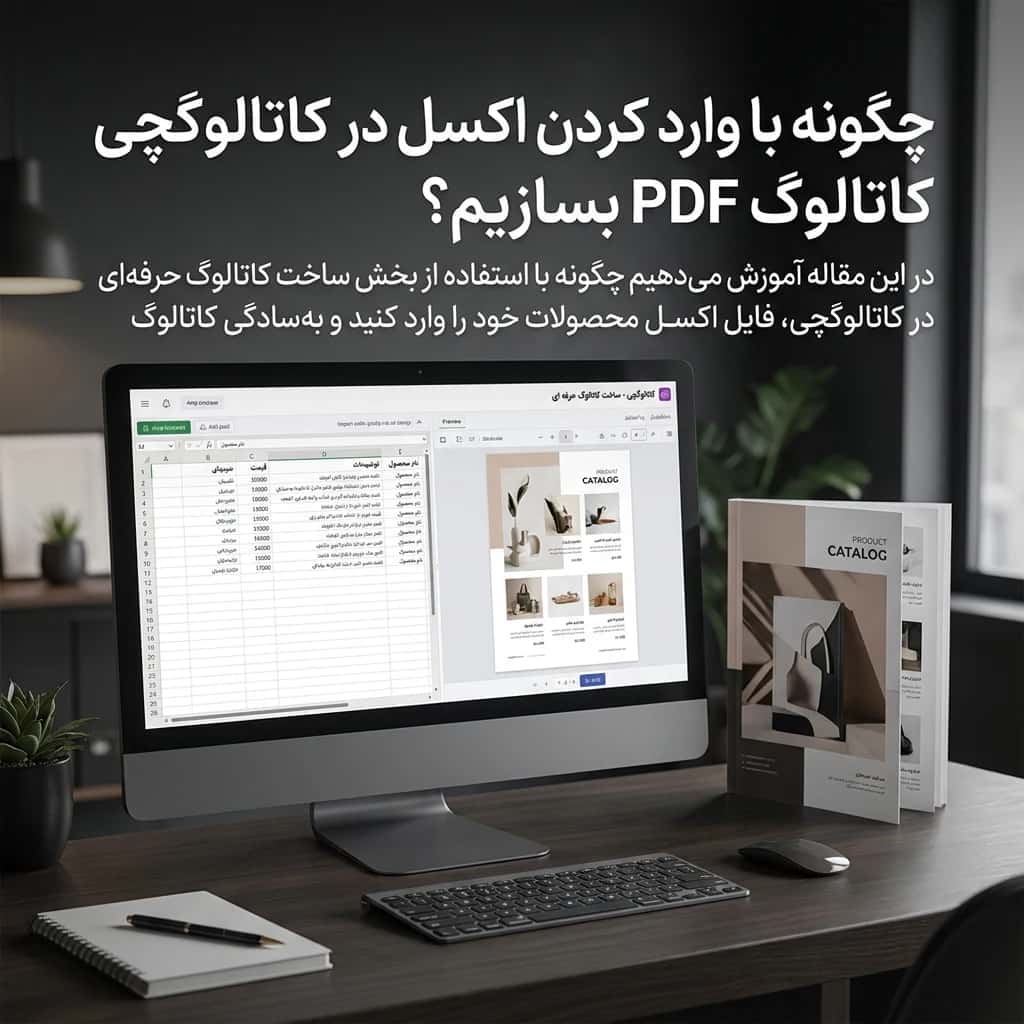 چگونه با وارد کردن اکسل در کاتالوگچی کاتالوگ PDF بسازیم؟