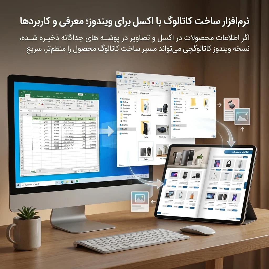 نرمافزار ساخت کاتالوگ با اکسل برای ویندوز؛ معرفی و کاربردها